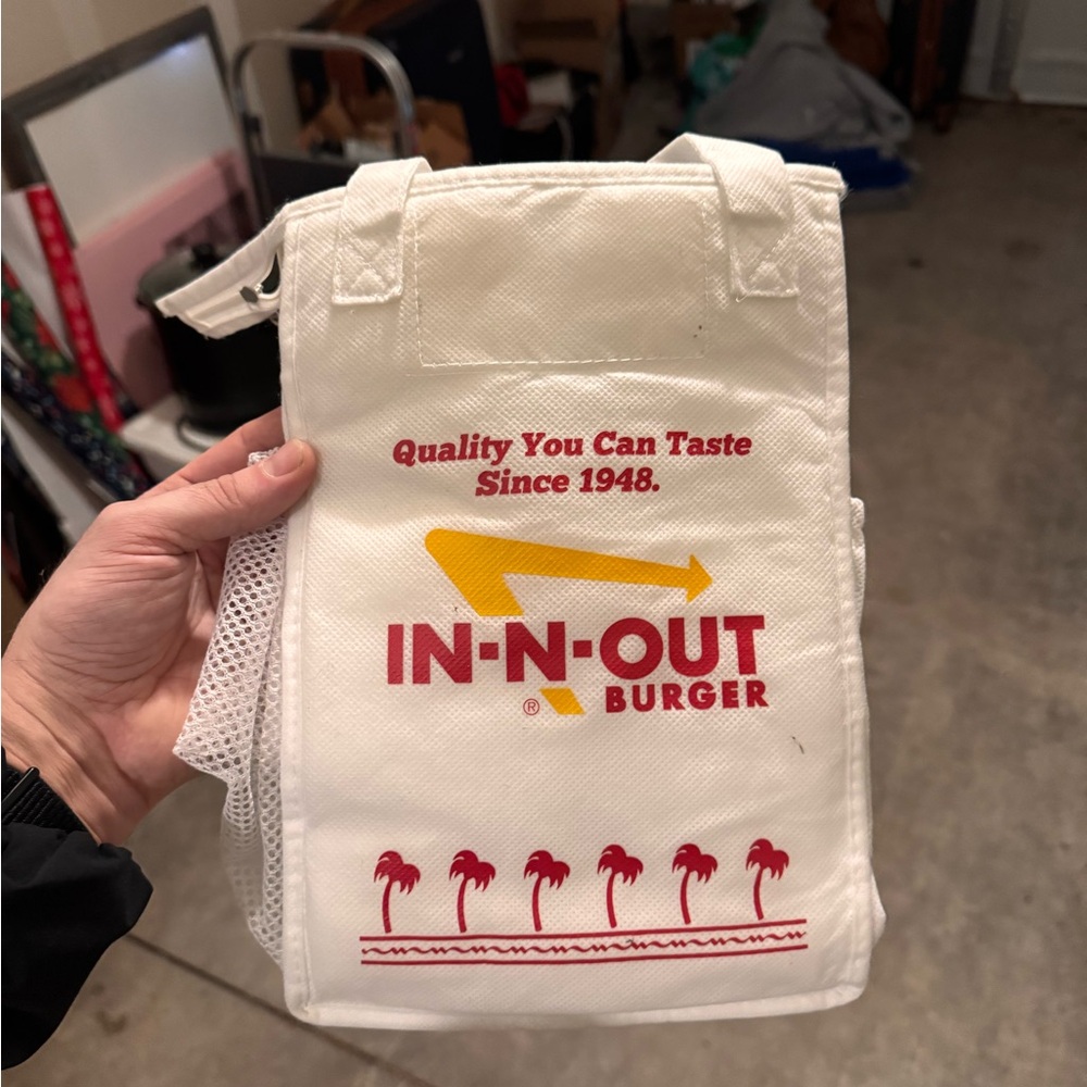 White Insulated Travel Tote